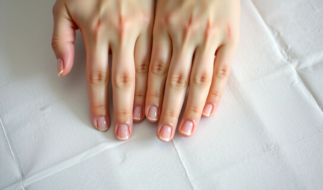 Uñas sanas y fuertes con esmalte claro